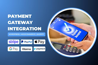 integrate payment gateway API stripe,apple pay paypal in wordpress, wix, shopify