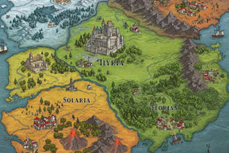 design fantasy dnd rpg battle game map cartography world map campaign novel