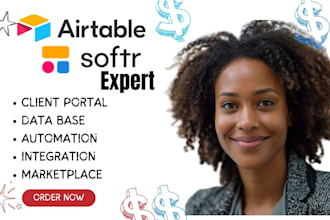 setup softr webapp airtable database client portal marketplace softr airtable