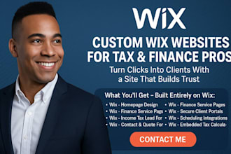 wix tax website income tax website finance website income tax  income tax leads