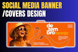 design a professional linkedin banner facebook cover, twitter headers, carousel