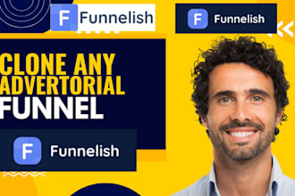 be your funnelish expert, clone funnelish sales funnel or advertorial page