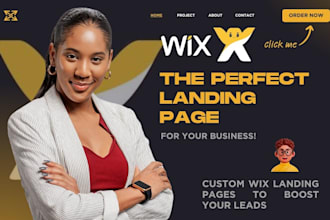 design high converting wix landing page redesign wix wix business website