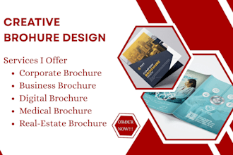 design corporate business real estate medical  infographic events brochure