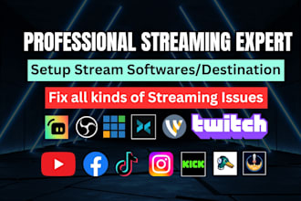 set up or fix errors from streamlabs obs twitch vmix for all streaming platforms