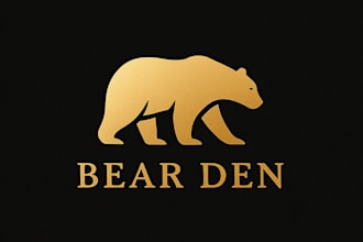 design custom modern animal logo gradient or neon styles