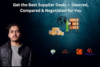 source suppliers, compare pricing, and handle negotiations