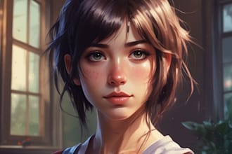 draw you an anime portrait or icon