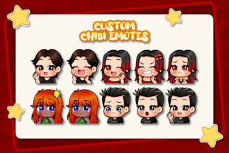 create custom chibi emotes