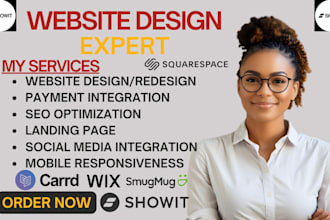 design showit smugmug squarespace wix carrd webflow website SEO redesign showit