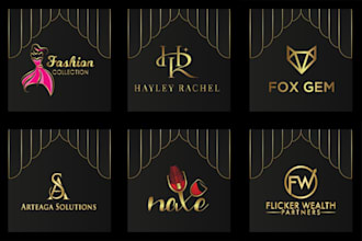 make modern stunning minimalist business logo design