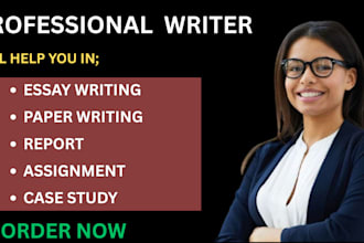 do business research, case study analysis, research and summary writing