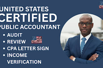 review and audit financial statements as a USA CPA