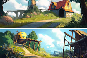 environment concept art landscape design