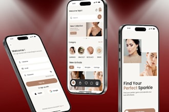 design modern and user friendly mobile app UI in figma