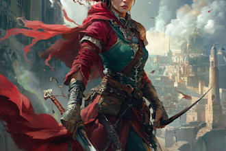 illustrate your ttrpg oc, vtm, fantasy, dnd character art