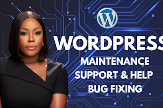 do wordpress maintenance fix issues bugs provide wordpress support management