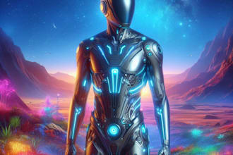 create sci fi illustrations