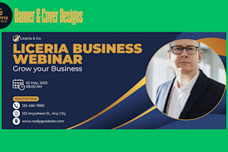 design professional linkedin banner or social media banners