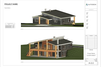 draw professional architectural floor plans, elevations and 3d models in revit