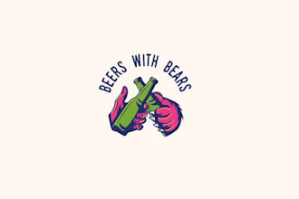 design unique beers bears logo