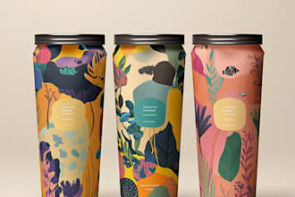 design a captivating 3d mockup of your packaging design