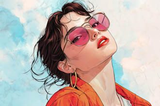 comic book illustration with comic book illustrator