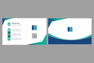 do minimalist, modern, unique business card design