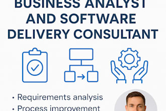 be your business analyst and software delivery consultant