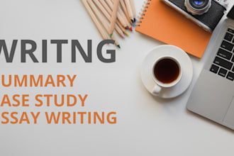 do assignment, case study analysis, essay writing, research, apa paper, summary