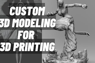 3d flexi model scuplture 3d printable doll articulated model 3d bjd model design