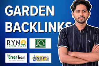 make backlink on DR 50 home, garden and landscaping sites