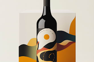 do amazon product packaging label and pouch bag design