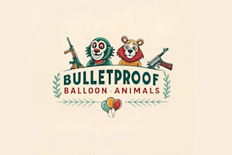 design bulletproof balloon animals logo