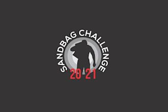 design capture challenging endurance event military oriented charity logo