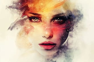 draw creative abstract art for you