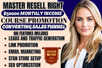 promote master resell right for passive income via email marketing