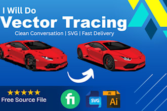 do professional vector tracing