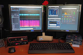 edit, clean, fix, mix, sync audio