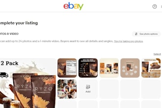 do hunting listing and selling on ebay amazon and walmart with clients at share