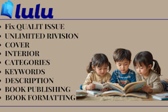 do uploading a book on lulu, book formatting, and book publishing