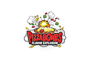 design explosive pizza bombs logo