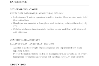 write a professional resume and cover letter tailored to your career goal