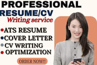 write and upgrade ats resume cover letter cv writing linkedin optimization