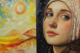 do a replica of any painting in oil