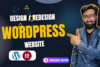 design and redesign custom wordpress website, clone elementor