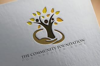 make a modern counseling, community, non profit logo and any graphics design