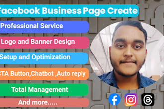 create, fix or optimize facebook business page and setup