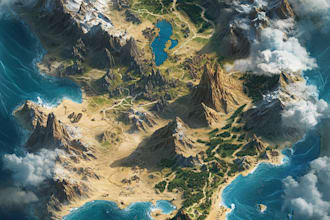 design vector maps, event maps, fantasy festival maps