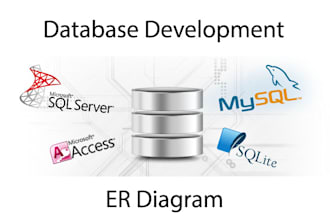create sql queries, er diagrams and complete database projects